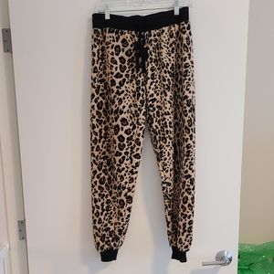PJ Salvage Cheetah print lounge pants